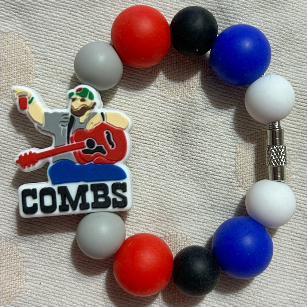Luke Combs Charm for Stanley cup, luggage, purse, or backpack.